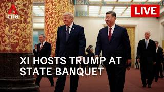 Download lagu [LIVE] Chinese President Xi hosts US President Trump at state banquet mp3