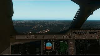 Etihad Airways Flight A350 Cockpit EY 151 Abu Dhabi  to Chicago ORD - Landing