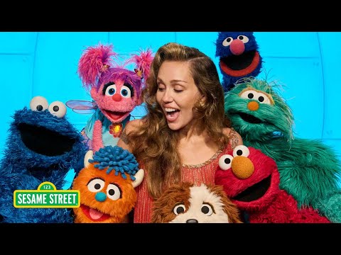 エルモとマイリー・サイラスと想像してみよう！💖| セサミストリートの歌🎵 (Just Imagine with Elmo and Miley Cyrus! 💖| Sesame Street Songs🎵)