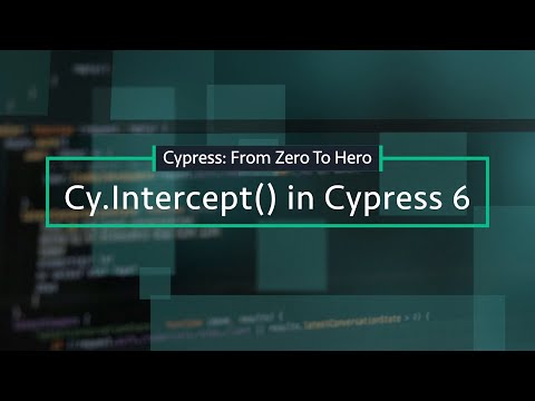 How to intercept API calls with cy.intercept() method in Cypress 6