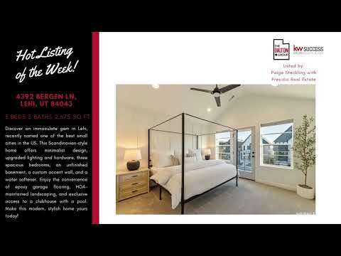 Hot Listing of the week  - 4392 Bergen Ln, Lehi, UT 84043
