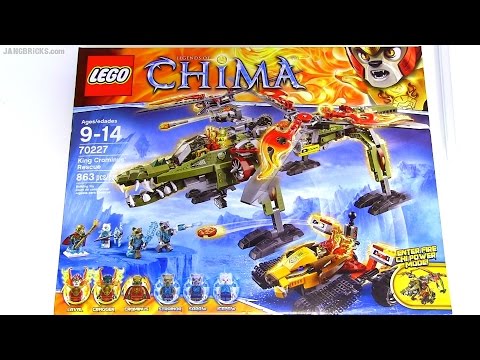 Vidéo LEGO Chima 70227 : Le sauvetage du Roi Crominus