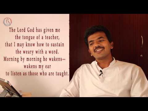 Jesus Chat - Isaiah 50:4-9 | Bro. J. Rajesh | Jireh Missions | English Christian Short Message