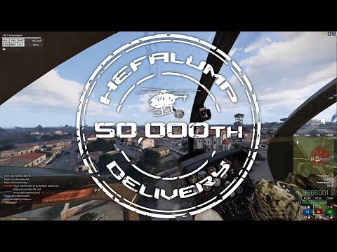 №10 "Landing safe 50 000th passenger" Arma 3 King of The Hill Pilot Montage.