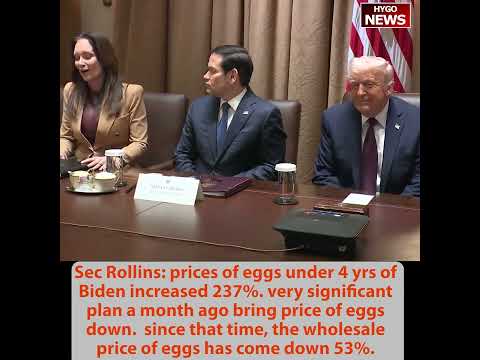 Rollins: Canceled 'Queer Farmer' Contracts, Eggs Down 53%; Vance: Biden 'Did Absolutely Nothing' With Abraham Accords