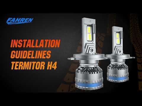 How to install Fahren H4 Led Light Bulbs