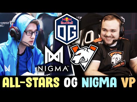 MIRACLE Invoker vs NOONE QoP — OG, Nigma, VP in ALL-STARS MMR