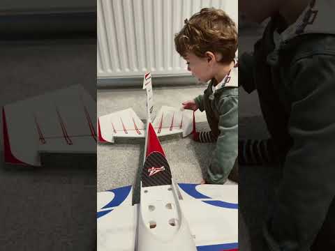 Baby Fin learning control surfaces 🥰 #rcplanes #flyforfun