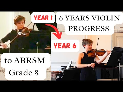 6 YEARS VIOLIN PROGRESS IN 2 MINUTES - 2018 TO 2024