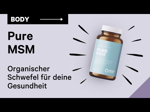 MSM Organischer Schwefel - Was kann dieser unterschätzte Nährstoff?