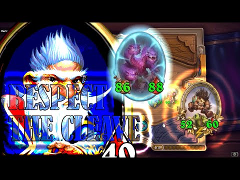 RESPECT THE CLEAVE!! - HearthStone Battlegrounds Gameplay - Millhouse