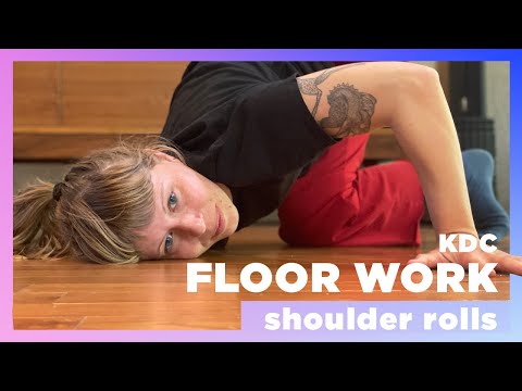 Contemporary Dance Class Floor Work - Shoulder Rolls