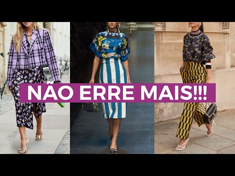 5 dicas INFALÍVEIS para combinar ESTAMPAS | Camila Gaio
