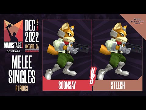 Soonsay (Fox) vs Steech (Fox) - Melee Singles Pools Winners Semi-Final  - Mainstage 2022