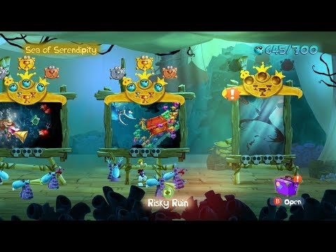 Walkthrough: Rayman Legends 100% - Risky Ruin