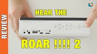 Video thumbnail for Creative Sound Blaster ROAR 2 Bluetooth Speaker Review by Geekanoids