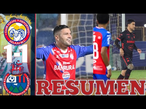 Xelajú MC vs Municipal 1-1 RESUMEN Y GOLES JORNADA 17 TORNEO APERTURA 2025