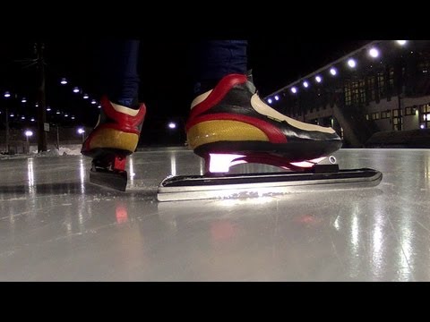 21.02.2013 - Alex beim Eisschnelllauf (mit Zeitlupe) | ice skating München GoPro www.eAlex.me