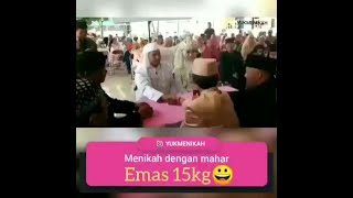 Download lagu Menikah dengan mahar emas 15 kilogram.viral.sultan mp3
