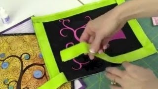 Quilt Binding Connecting the Ends