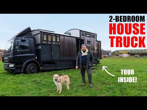 This Man Built a 2-Bedroom Off-Grid House... On a Truck!