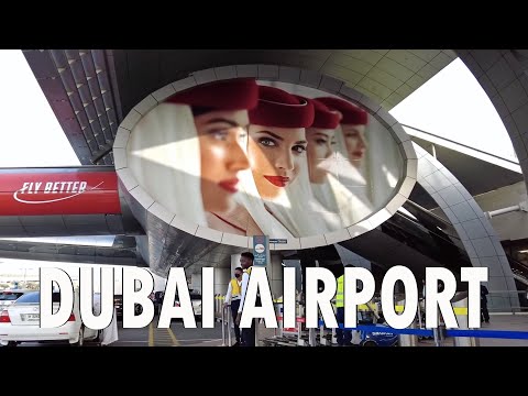 Dubai International Airport (DXB) Walking Tour | Dubai UAE 🇦🇪