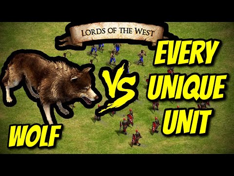 WOLF vs EVERY UNIQUE UNIT | AoE II: Definitive Edition