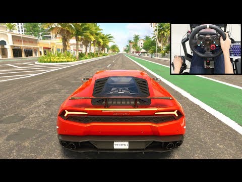 Lamborghini Huracan - The Crew 2 | Logitech g29 gameplay
