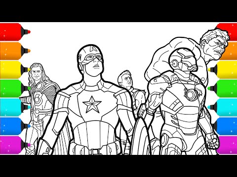 The Avengers Superhero Coloring Pages