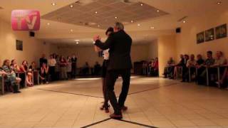 Alexander Cherenkov and Anna Pivovarova, Russia, Moscow, Milonga in rest."Le Cafe", 12.03.2010  (2)