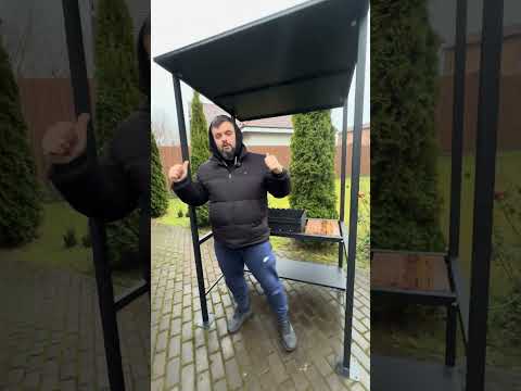 фото мангальная зона (мангал с крышей) 0