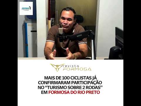 Mais de 100 ciclistas já confirmaram participação no “Turismo sobre 2 Rodas” em Formosa do Rio Preto