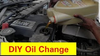 DIY Oil Change | BMW Must Be The Easiest To Do An Oil Service!