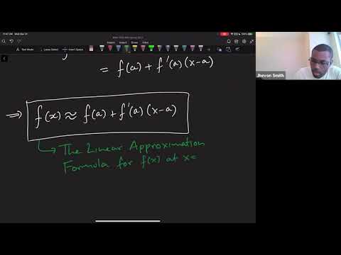 Math 1203-R04 Lecture 22 - Linear Approximation
