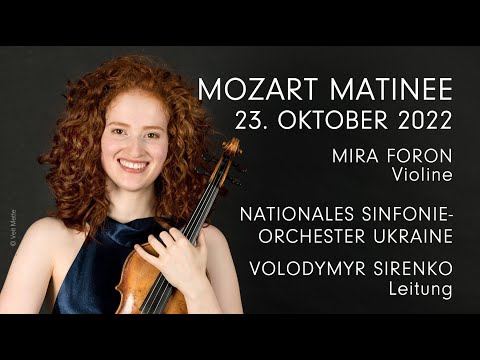 Video | Nationales Sinfonieorchester Ukraine, Mira Foron, V. Sirenko | Mozart Gesellschaft Dortmund