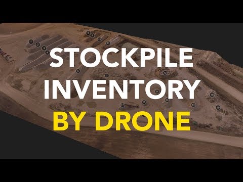 Stockpile Inventory as Measured by Drone