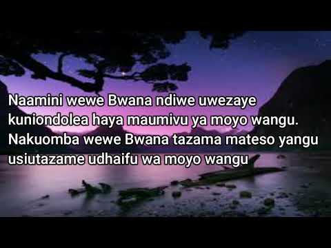 Moyo wangu (with lyrics) by Steve Limila