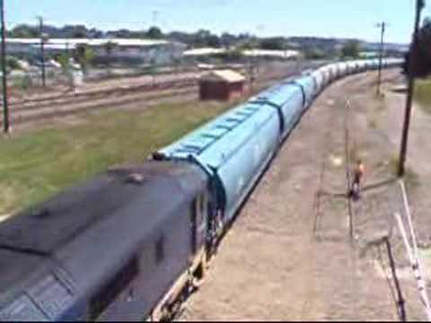 8101 + 8169 AWB train at Moss Vale