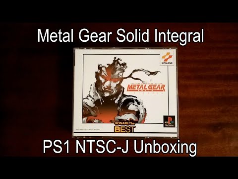 Metal Gear Solid Integral [PS1 NTSC-J] Unboxing
