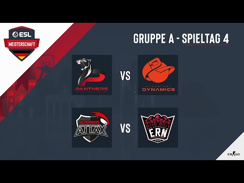 PANTHERS vs. PKD & aTTaX vs. ERN - ESL Meisterschaft 2020 - Season 1 - Spieltag 4.1