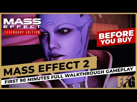 MASS EFFECT 2 REMASTERED (2021) 90 Minute Full Gameplay Walkthrough Legendary Edition No Commentary