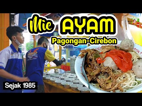 MIE AYAM PAGONGAN-CIREBON | SEHARI OMSETNYA WOW ❗
