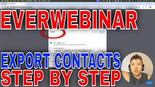✅  How To Download Export Contacts From EverWebinar🔴