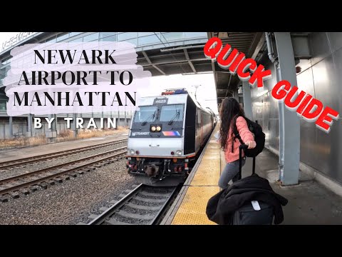 Train From Newark Airport EWR To Manhattan NYC | QUICK GUIDE