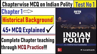 Historical Background polity mcq | Indian polity by M laxmikanth MCQ | Historical Background lecture