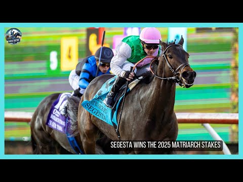 SEGESTA and Flavien Prat wins the 2025 Matriarch Stakes (G1) at Del Mar!