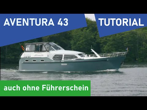 Hausboot mieten: Aventura 43 - Check-in und Tutorial (auch ohne Bootsführerschein) | M/V Seenplatte