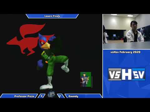 VsHSV February 2020: Professor Pizza (Falco) vs Daundy (Marth) - Loser's Finals, SSBM Singles