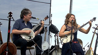Bela Fleck and Abigail Washburn "Railroad" July 17, 2015 Grey Fox Bluegrass Festival