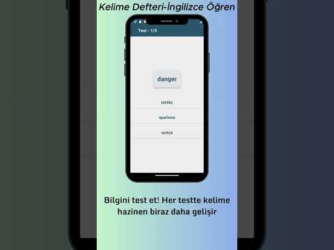 İngilizce Öğren-Kelime Defteri